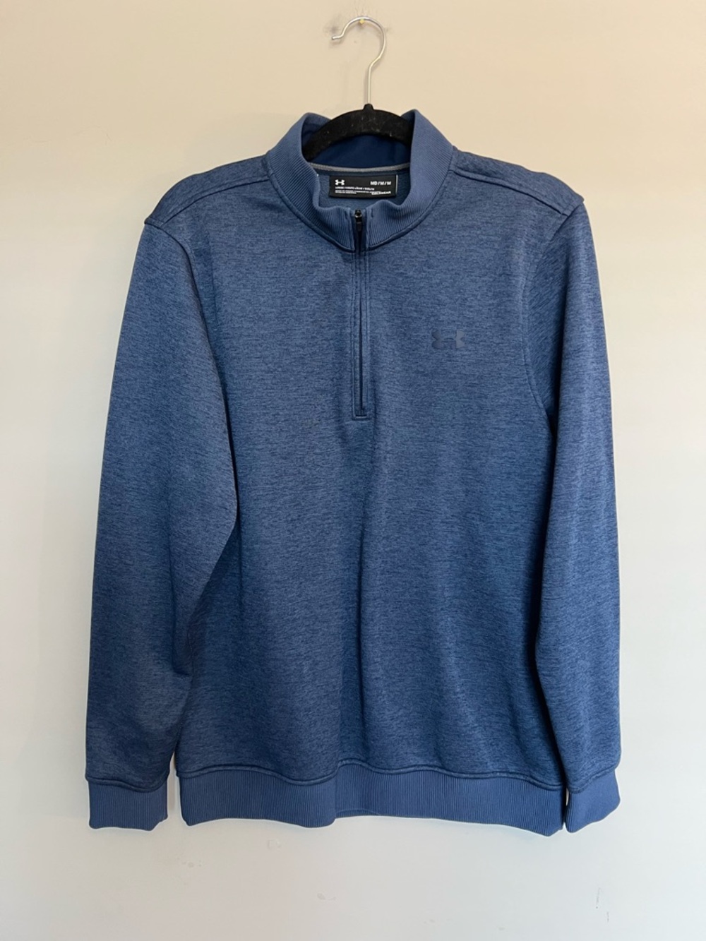 Under Armour Men's Blue Quarter-Zip‎ Pullover Size M